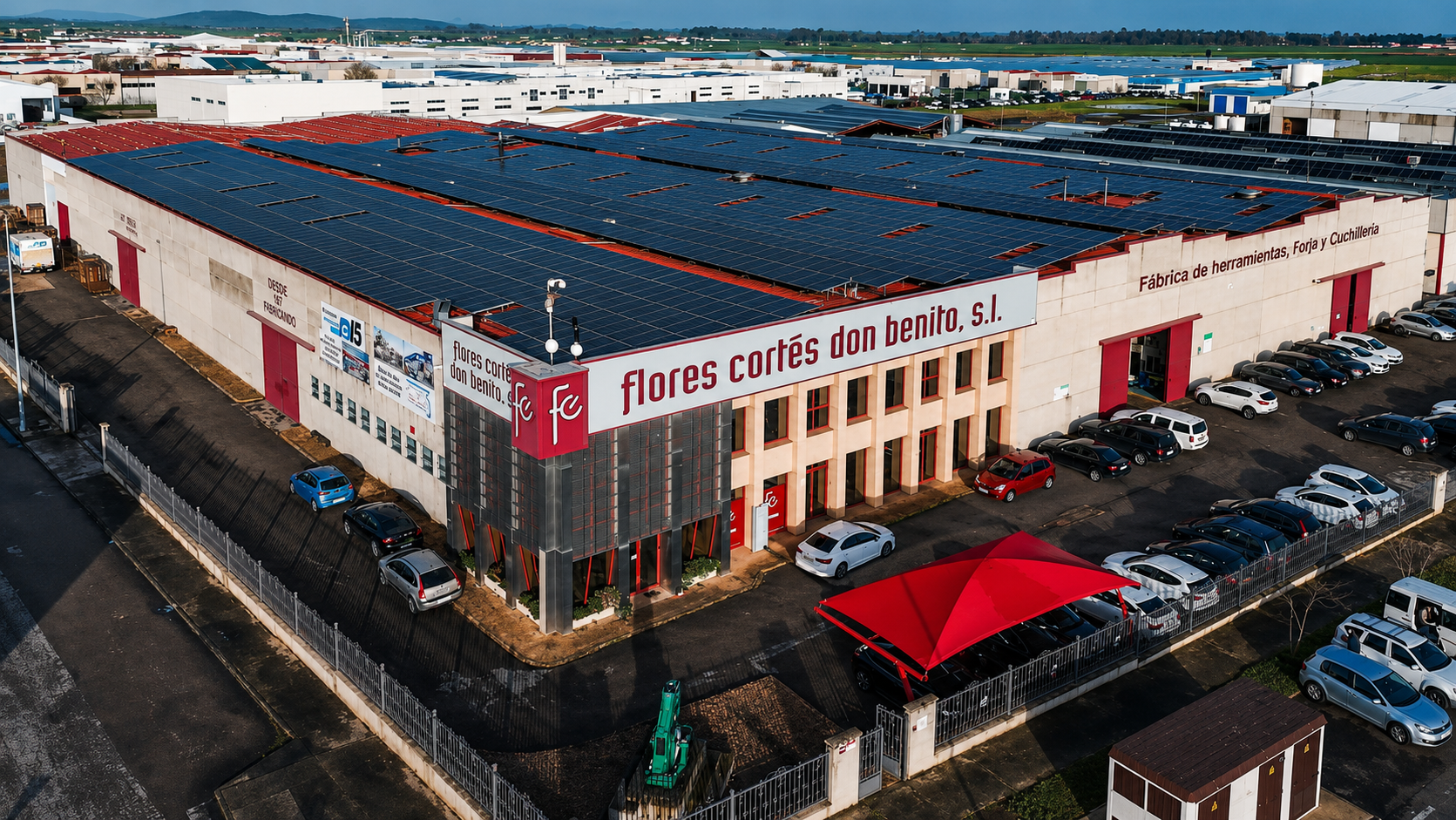 Vista aérea de las instalaciones de FC Don Benito